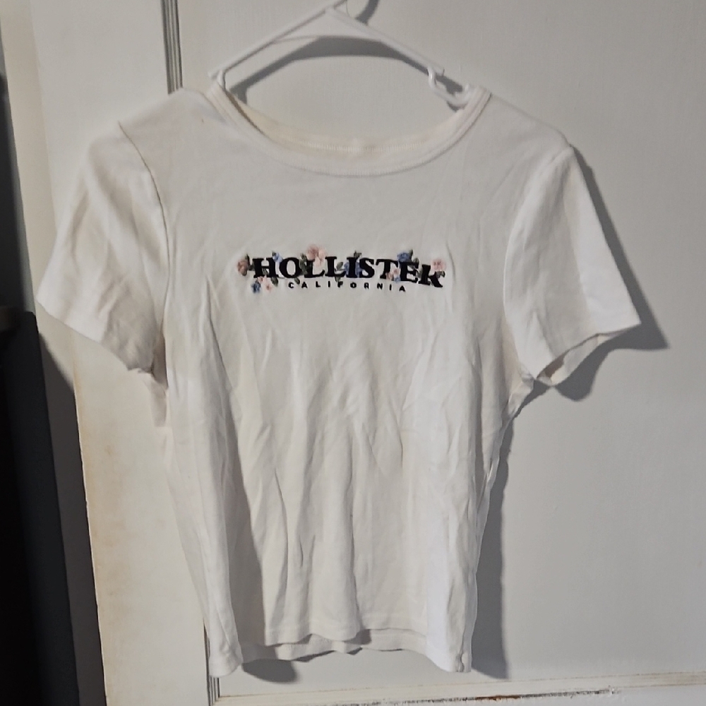 Hollister Classic White Tee with Logo